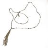 tassel strand necklace