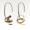 Sterling Silver and Gold Plated Knot Earring