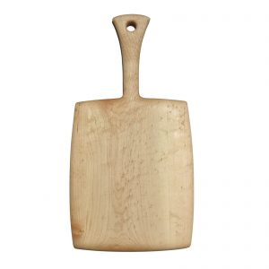 wood cutting board with handle