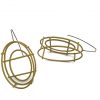 Olive Oval Structure Earrings
