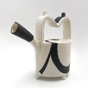 Black and White Pouring Pot