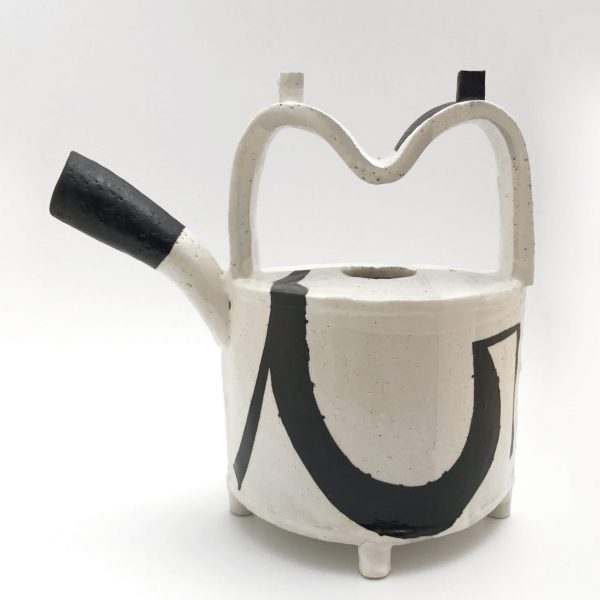 Black and White Pouring Pot