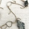 Long Strand Necklace with Kyanite and Black Tourmaline