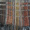 Handwoven Scarf in Browns, Yellow and Black