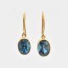 Blue Topaz Earrings