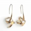 Sterling Silver and Gold Plated Knot Earring