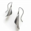 Oxidized Sterling Silver Leaf Earring