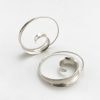Sterling Silver Spiral Earring