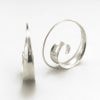 Sterling Silver Spiral Earring