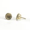 Small Round Post Earrings