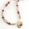 Ruby and Rhodochrosite Necklace