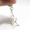 Gold Mini Shape Earrings