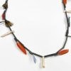 Multi-Feather Strand Necklace