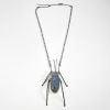 Spring Garden Beetle Necklace with Locket