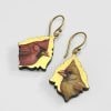 Large Cardinal Earrings