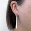 Poppy White Linger Post Earring