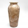 Tan Crystalline Vase