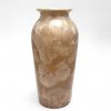 Tan Crystalline Vase