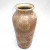 Tan Crystalline Vase