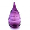 Amethyst Textured Teardrop Vase