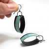 Black and Aqua Earrings