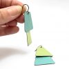 Lime and Aqua Earrings