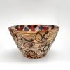 Deep Bowl with Trefoil Pattern