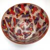 Deep Bowl with Trefoil Pattern