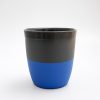 Gray and Blue Cup