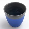 Gray and Blue Cup