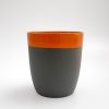Orange and Gray Cup