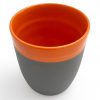 Orange and Gray Cup