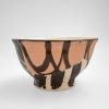 Fluted Bowl with Brush Strokes