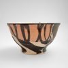 Fluted Bowl with Brush Strokes