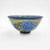 Hand-Painted Blue Flower Bowl