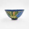 Hand-Painted Blue Flower Bowl