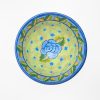 Hand-Painted Blue Flower Bowl