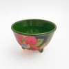 Footed Mug with Flower