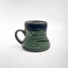 Blue/Green Mug with Lines