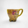 Footed Yellow Mug