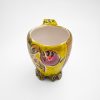 Footed Yellow Mug