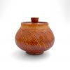 Small Orange Lidded Container