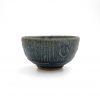 Small Blue Bowl with Lines and Circles