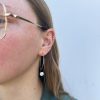 Large Hoops with Pearls