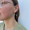 Fire Hook Earrings with Turquoise