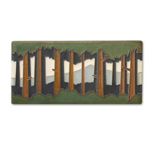 Motawi Tiles, Freehand Gallery, Pine Forest, Horizontal