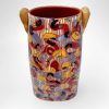 Snake Vase with Handles