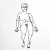 Wire Man with Glasses Bookmark