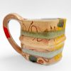 Square Earthenware Mug