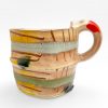 Square Earthenware Mug